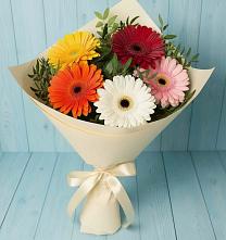 Букет цветов из:  Герберы в Алексеевка Уфимский район