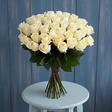 Букет 51 Белая роза Эдлесс Лав в Алексеевка Уфимский район