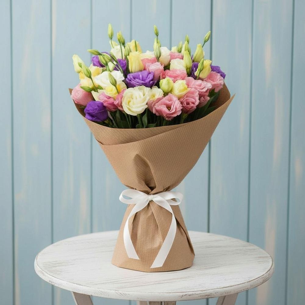 Букет цветов из: Лизиантусы в Алексеевка Уфимский район