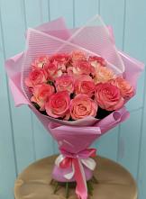 Букет 15 Розовых роз Равель в Алексеевка Уфимский район