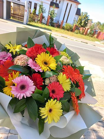 Букет цветов из: Герберы в Алексеевка Уфимский район