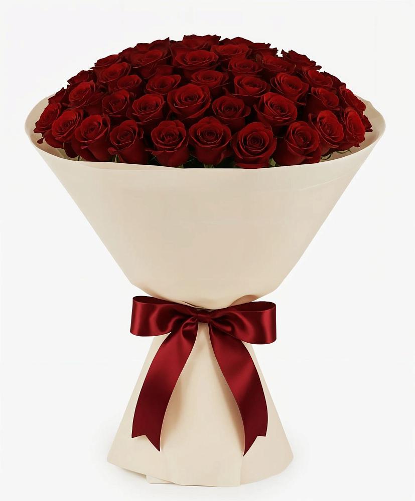 Букет 101 Бордовая роза Блэк Бакарра в Алексеевка Уфимский район