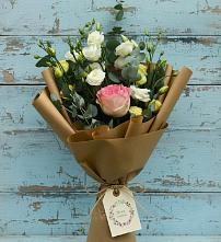 Букет цветов из:  Розы и Лизиантусы в Алексеевка Уфимский район