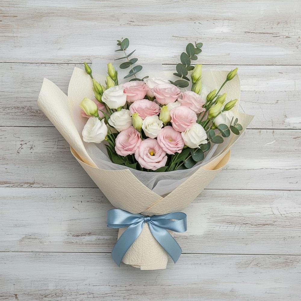 Букет цветов из: Лизиантусы в Алексеевка Уфимский район